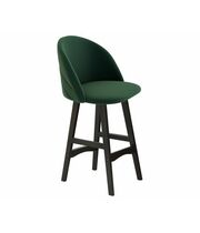 Стул полубарный Sheffilton SHT-ST35-2/S65-1 артикул СТ-345 лиственно-зеленый/венге