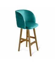 Стул барный Sheffilton SHT-ST33-1/S65 альпийский бирюзовый/светлый орех