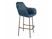 Стул барный Sheffilton SHT-ST38/S29 синий пеп..