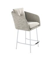 Стул полубарный Sheffilton SHT-ST43-2/S29-1 морозное утро/хром лак