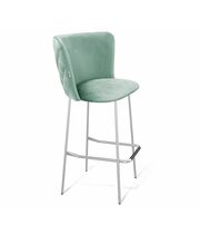 Стул барный Sheffilton SHT-ST36-3/S29 артикул СТ-399 нежная мята/хром лак