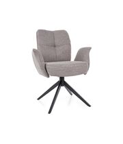 Стул SIGNAL WING Brego 07 серый/черный, поворотный