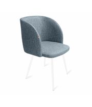 Стул Sheffilton SHT-ST33/S95-1 синий лед/белый муар