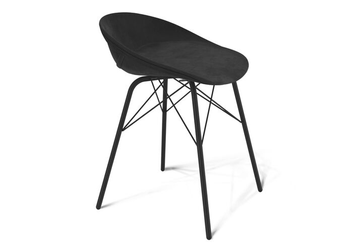 Стул Sheffilton SHT-ST19-SF1/S100 черный/черный муар