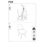 Стул SIGNAL FOX tap. 66 бежевый/дуб