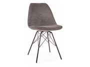 Стул SIGNAL KEN Brego 18 серый/черный..