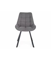 Стул SIGNAL CORSO Vardo 11 серый/черный