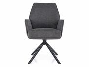 Стул SIGNAL HUGO Brego 18 темно-серый/черный..