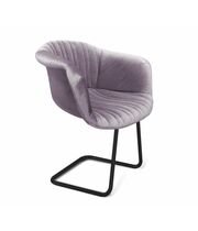Стул Sheffilton SHT-ST31-C1/S45-1 артикул СТ-643 ледяная лаванда/черный муар
