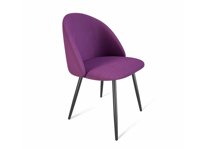 Стул Sheffilton SHT-ST35/S129 артикул СТ-525 ягодное варенье /черный муар