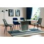 Стул SIGNAL CHIC Velvet Bluvel 86 синий/черный