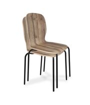 Стул Sheffilton SHT-ST15-1/S86 HD ноче рубино/черный муар