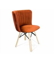 Стул Sheffilton SHT-ST36-1/S70  песчаная буря/прозрачный лак/чёрный муар