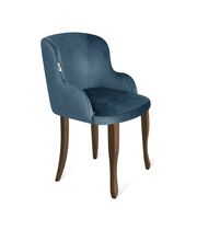 Стул Sheffilton SHT-ST39/S122 тихий океан/темный орех