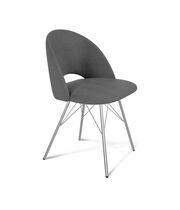 Стул Sheffilton SHT-ST34/S37 артикул СТ-382 платиново-серый/хром лак