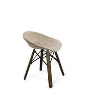 Стул Sheffilton SHT-ST19-SF2/S70 ванильный крем/темный орех