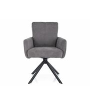 Стул SIGNAL BASIL Vardo 11 серый/черный