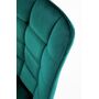 Стул HALMAR K332 бирюзовый/черный