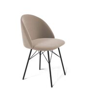 Стул Sheffilton SHT-ST35/S64 латте/черный муар