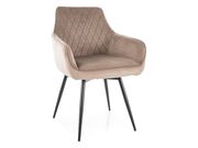 Стул SIGNAL MARLO Velvet Bluvel 40 темно-беже..