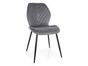 Стул SIGNAL MIKE Velvet Bluvel 14 серый/черны..