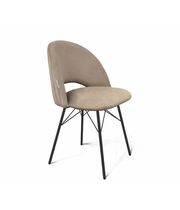 Стул Sheffilton SHT-ST34-1/S64 артикул СТ-631 латте/черный муар