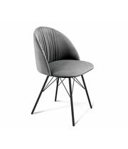 Стул Sheffilton SHT-ST35-1/S37 артикул СТ-366 угольно-серый/черный муар