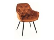 Стул SIGNAL CHERRY Velvet Bluvel 4215 корица/..