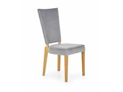 Стул HALMAR ROIS дуб медовый/серый..