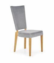 Стул HALMAR ROIS дуб медовый/серый