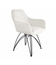 Стул Sheffilton SHT-ST38/S112 артикул СТ-422 зефирный/черный муар