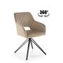 Стул HALMAR K535 бежевый/черный
