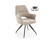 Стул HALMAR K542 бежевый/черный..