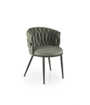 Стул HALMAR K516 оливковый/черный