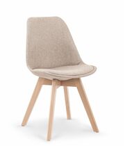 Стул HALMAR K303 бежевый/натуральный