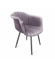 Стул Sheffilton SHT-ST31-С1/S95-1 артикул СТ-471 ледяная лаванда/черный муар