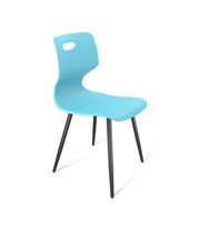 Стул Sheffilton SHT-ST58/S95-1 a5-7 голубой/черный муар