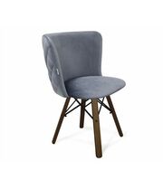 Стул Sheffilton SHT-ST36-3/S70 нейтральный серый/темный орех/черный муар