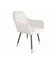 Стул Sheffilton SHT-ST38/S95-1 артикул СТ-388 зефирный/черный муар/золото