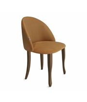 Стул Sheffilton SHT-ST35/S122 горчичный/темный орех/черный муар