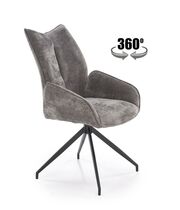 Стул HALMAR K553 серый/черный