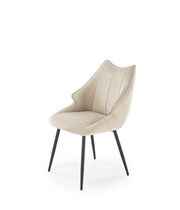 Стул HALMAR K543 бежевый/черный