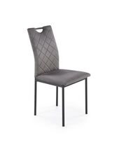 Стул HALMAR K577 серый/черный