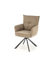 Стул HALMAR K528 капучино/черный