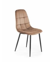 Стул HALMAR K417 бежевый/черный