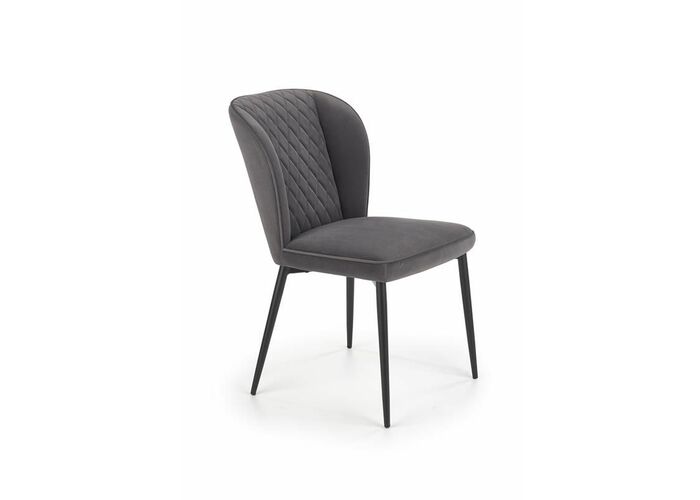 Стул HALMAR K399 серый/черный