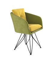 Стул Sheffilton SHT-ST43-2/S113 фисташковый десерт/черный муар