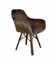 Стул Sheffilton SHT-ST38/S70 коричневый трюфель/темный орех/черный