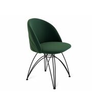 Стул Sheffilton SHT-ST35-2/S112 артикул СТ-387 лиственно-зеленый/черный муар