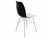 Стул Sheffilton SHT-ST29/S64  белый/чёрный/хр..